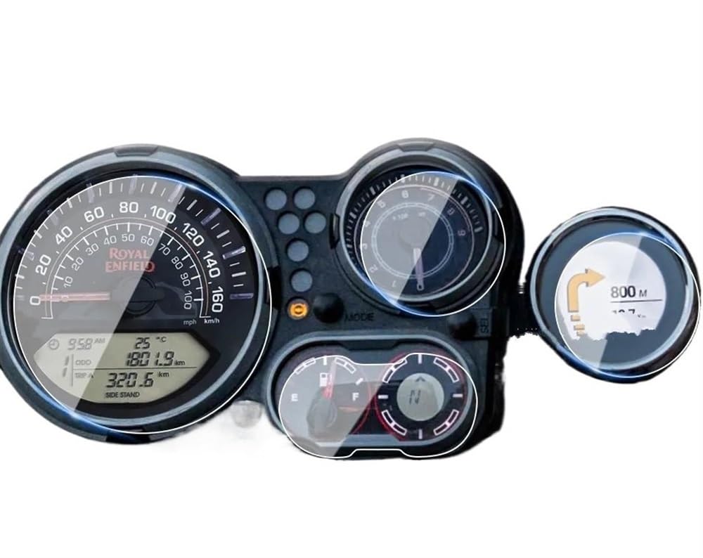 Dashboard Displayschutzfolie Für Himalayan 400 2021 2022 Motorrad Zubehör Scratch Cluster Screen Dashboard Schutz Instrument Film von AFHEG