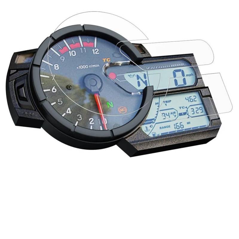 Dashboard Displayschutzfolie Für SU&ZUKI V-STROM650 Für V-Strom 650 DL1000 V-STROM1000 Motorrad Instrument Cluster Kratzschutz Film Displayschutzfolie von AFHEG