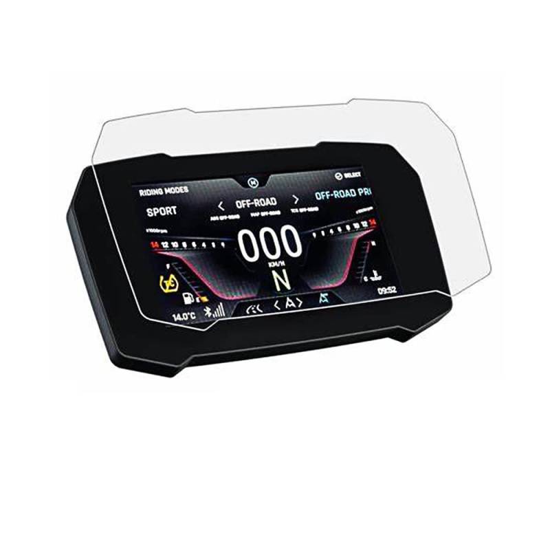 Dashboard Displayschutzfolie Motorrad Scratch Cluster Screen Dashboard Schutz Instrument Film Für Tr&iumph Für Tiger 900 Rally PRO Tiger900 GT PRO von AFHEG