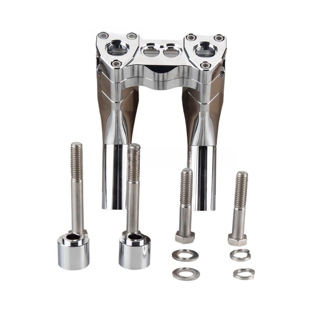 Riser Lenkerhalterung 28mm Motorrad Aluminium Lenker Riser Kit Pullback Klemme Für Ha&rley Bobber Dyna Low Rider Street Fat Bob FXD 1" Erhöhen von AFHEG