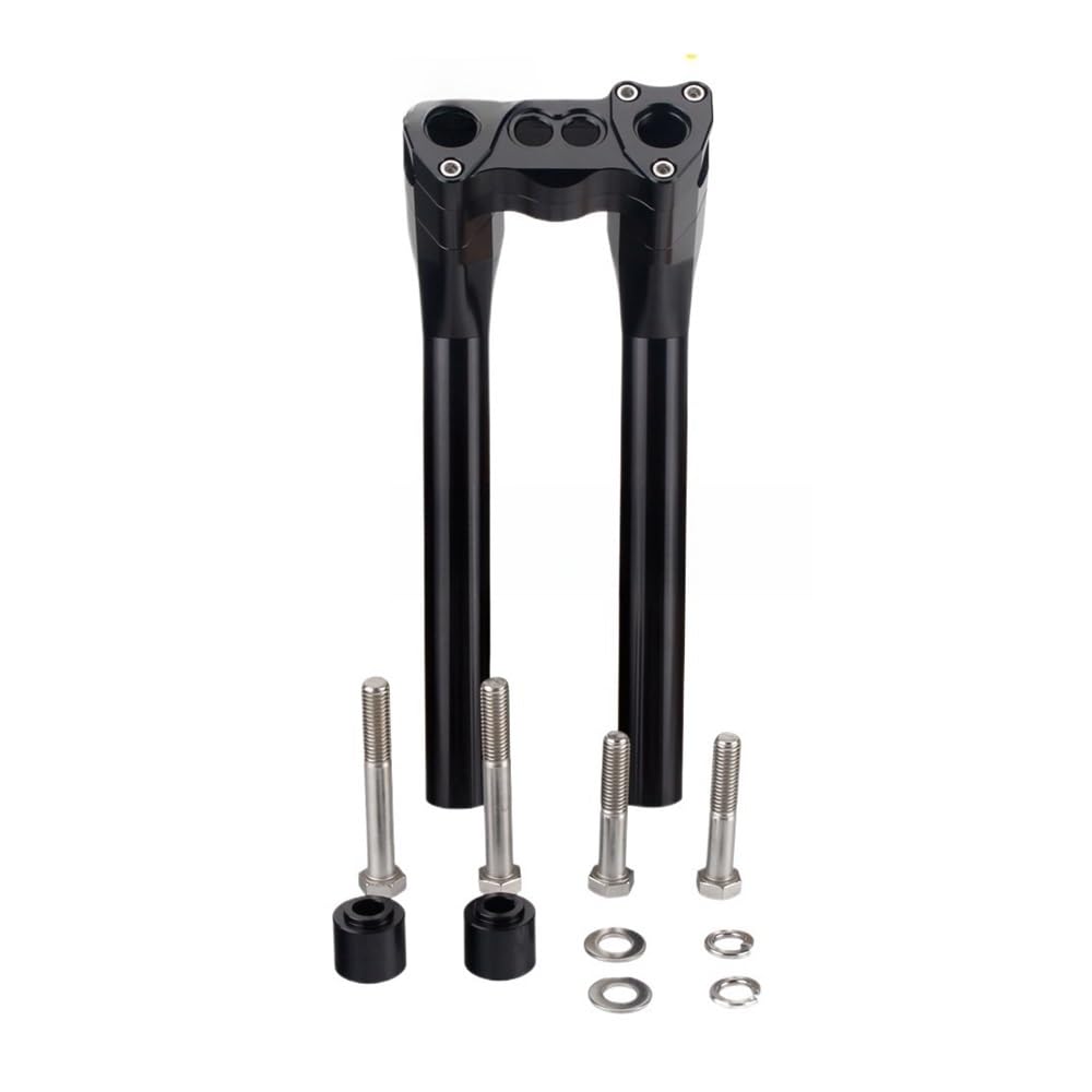 Riser Lenkerhalterung 28mm Motorrad Aluminium Lenker Riser Kit Pullback Klemme Für Ha&rley Bobber Dyna Low Rider Street Fat Bob FXD 1" Erhöhen von AFHEG