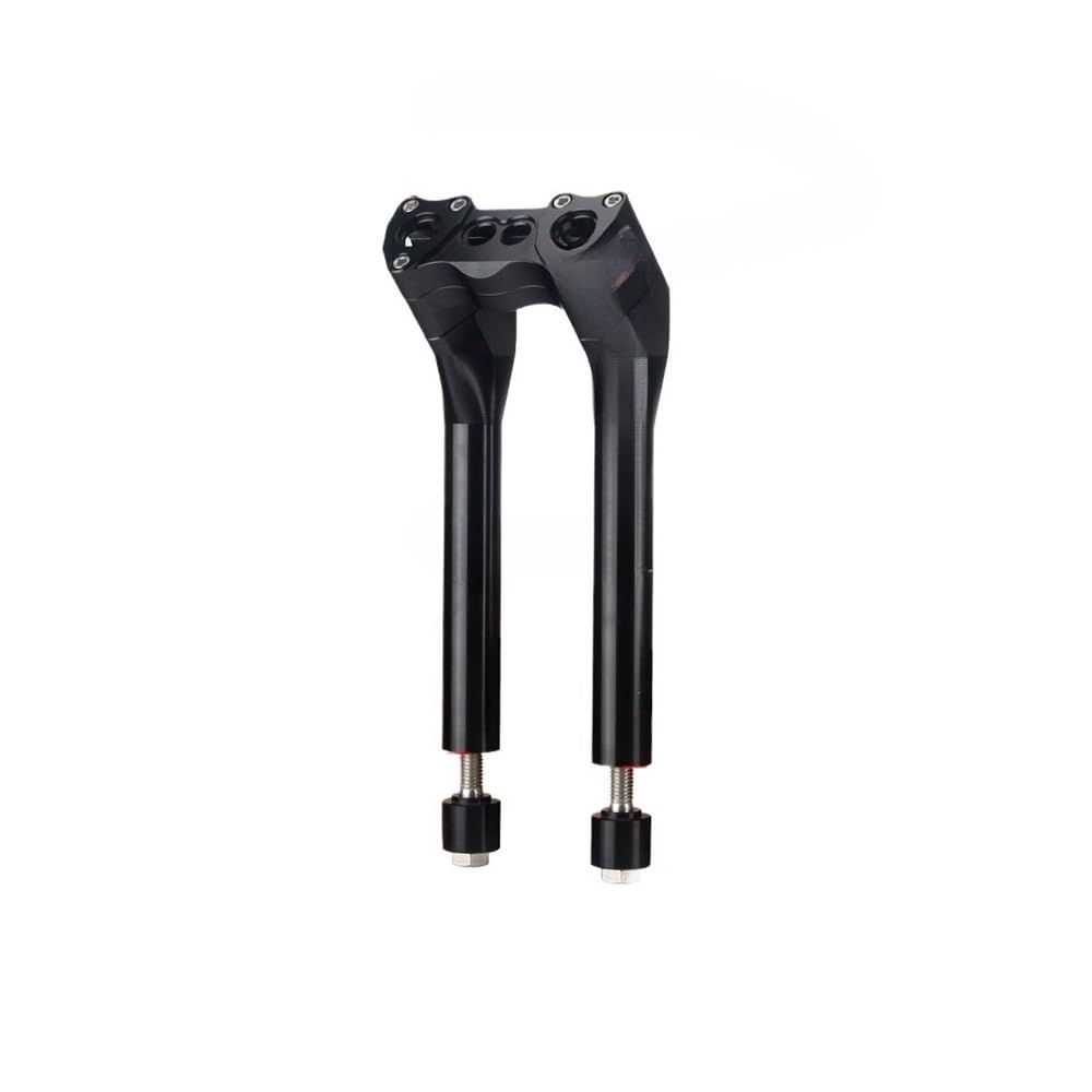 Riser Lenkerhalterung 6''oder 7'' Schwarz Eloxiert Chrom Motorrad Pull-Back Clamp Lenker Riser Für Ha&rley Dyna Softail Sportster Street Bob Chopper von AFHEG