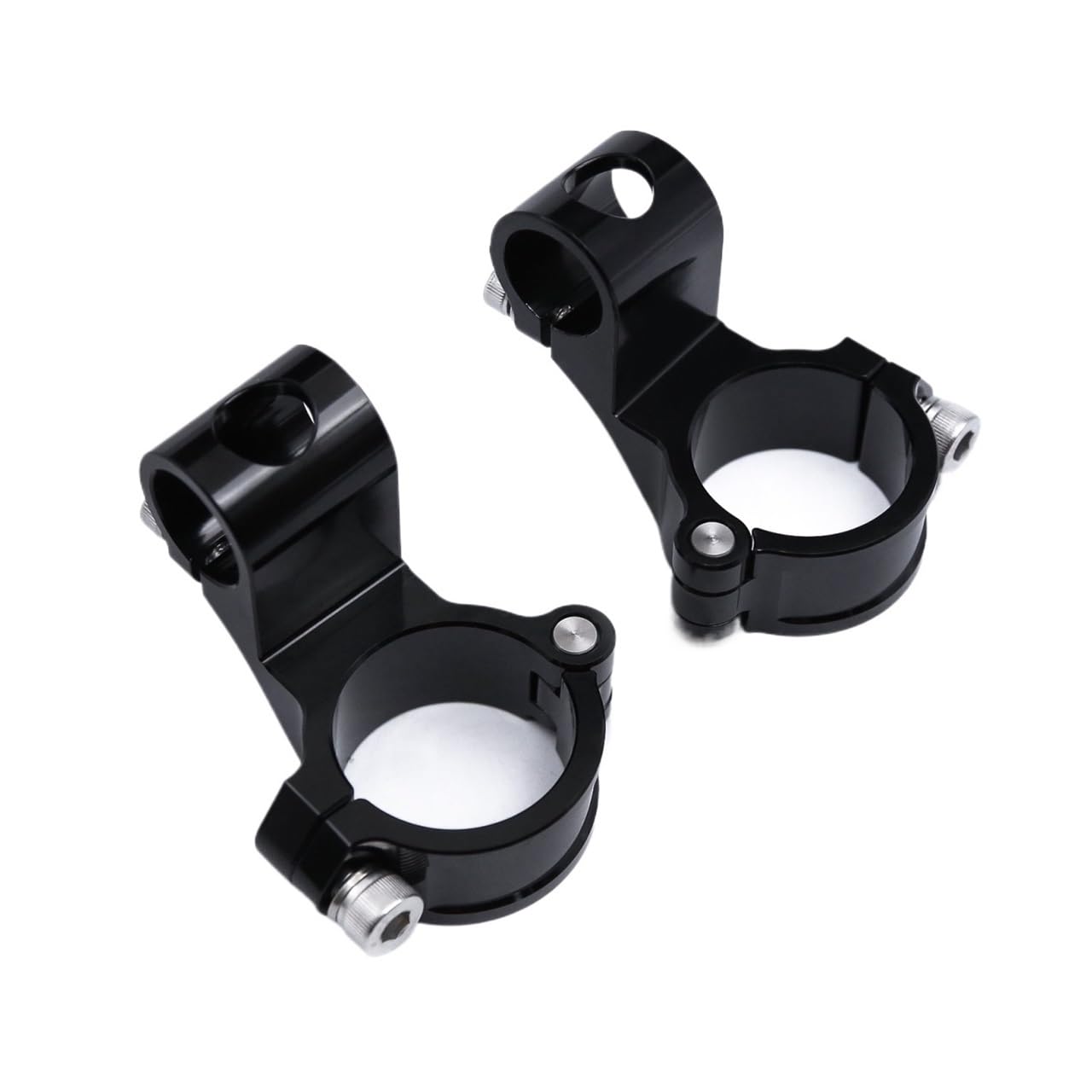 Riser Lenkerhalterung Motorrad Riser Riser Clip Auf 37 41 43 45 48 50MM Verstellbare Clip-Ons 7/8" Lenker Lenkerklemmung 1,5" Riser von AFHEG