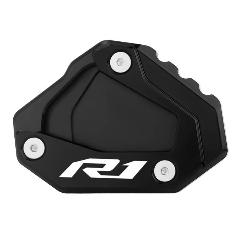 Seitenständer Pad Für YA&MAHA R1 R1 YZF R1 Motorrad CNC Aluminium Fuß Seitenständer Verlängerung Pad Stützplatte Motorradzubehör von AFHEG