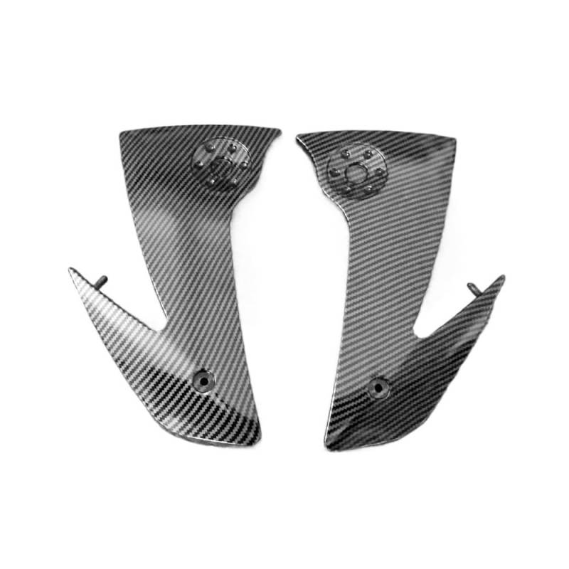 Seitenverkleidungen Abdeckungen Carbon Fiber Motorrad Rahmen Seite Panel Hand Seite Fußstütze Verkleidung Panel Abdeckung Für Ka&wasaki EX650 ER6F ER6N 2006 2007 2008 von AFHEG