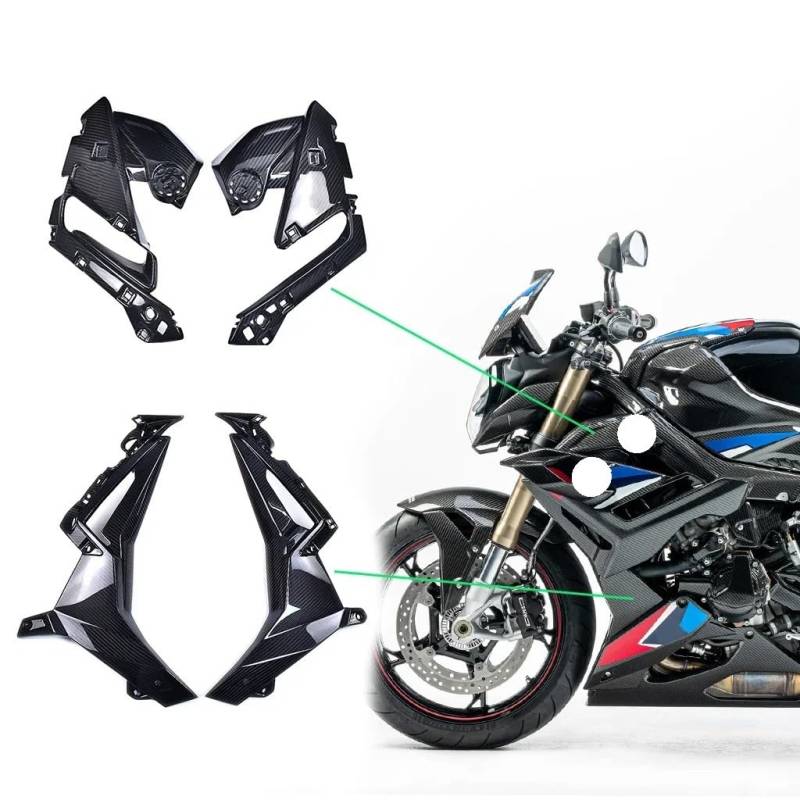 Seitenverkleidungen Abdeckungen Für S1000R 2021 2022 + M1000R 2023 Motorrad Zubehör Interne Seitenabdeckung Innen Panels Verkleidungen von AFHEG