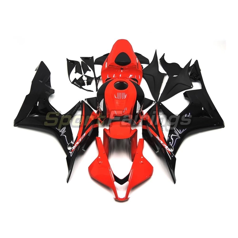 Seitenverkleidungen Abdeckungen Motorrad Verkleidung Set Body Kit Kunststoff Für CBR600 RR CBR600RR CBR 600RR 2007 2008 Zubehör Injektion von AFHEG