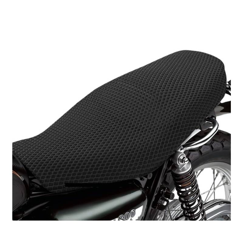 Sitzschutz Sonnenschutz Für Ka&wasaki W800 W 800 Für Cafe Für Straße Motorrad Anti-Slip Mesh Stoff Sitz Abdeckung Atmungsaktive Kissen von AFHEG