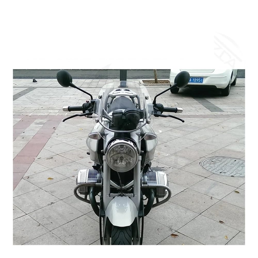 Windschutzscheibe Windschutzscheibe Für R1200R R1200 1200 R 2006–2014, Motorrad-Windschutzscheibe, Windabweiser, 2007, 2008, 2009, 2010, 2011, 2012, 2013, Grau von AFHEG