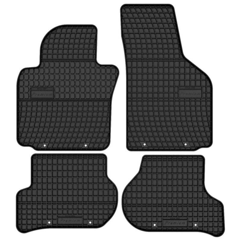 AGCPdirect 1401 Gummi Matten Fußmatten Set für Seat Altea XL 2006-2015 von AGCPdirect