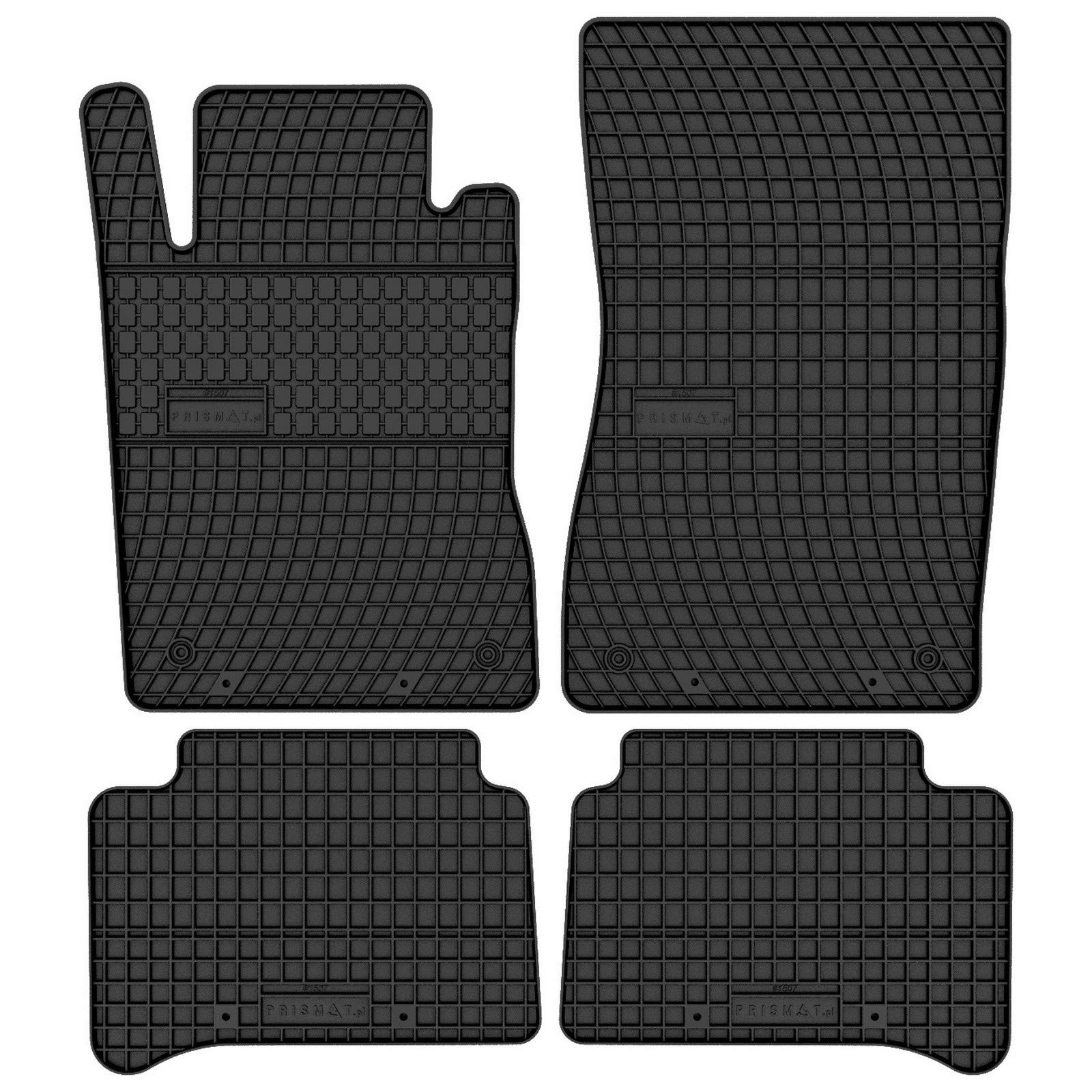 AGCPdirect 1507 Gummi Matten Fußmatten Set für Mercedes CLS W219 2004-2010 von AGCPdirect