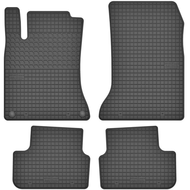 AGCPdirect Gummi Matten Fußmatten Passgenau 4-teilig Set für Mercedes CLA Klasse C117 2014-2020 und Mercedes GLA Klasse X156 2014-2020 und Infiniti Q30 2015-2021 von AGCPdirect