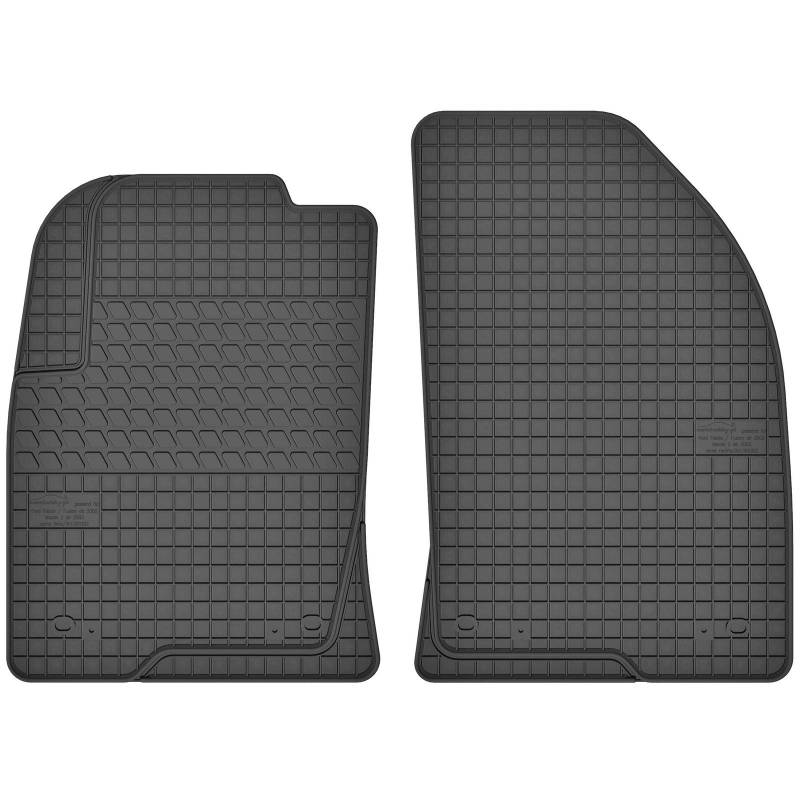 AGCPdirect Gummi Matten Fußmatten Passgenau Vorne Set für Ford Fiesta 2002-2008 und Mazda 2 2002-2007 von AGCPdirect