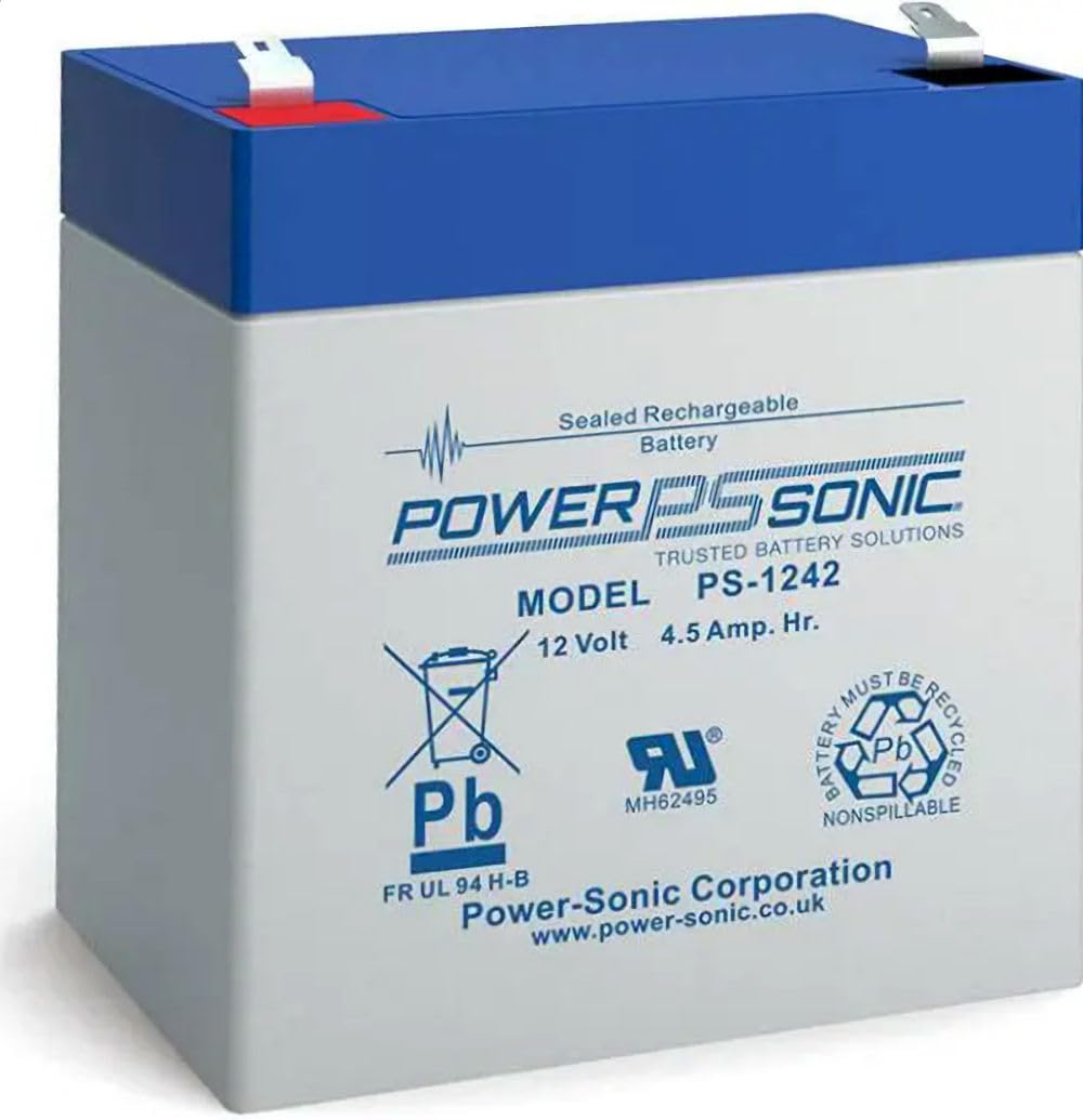 POWERSONIC PS-1242 / 12V 4,5Ah AGM Blei Akku Batterie von ZYZYZK