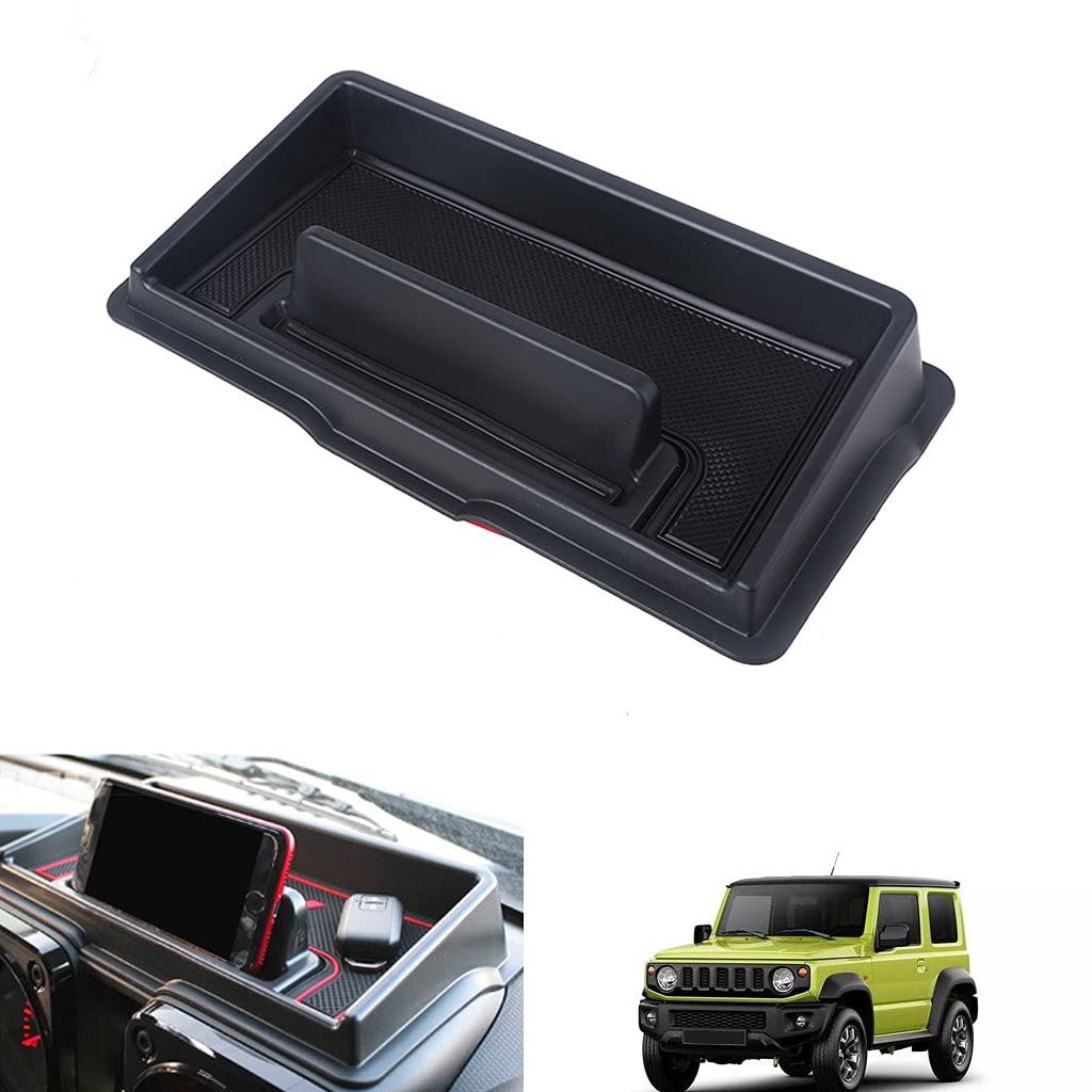 AGONEIR Auto Front Dashboard Ablage Hohe Qualität ABS Telefon Container Fit Für Suzuki Jimny 2019 von AGONEIR