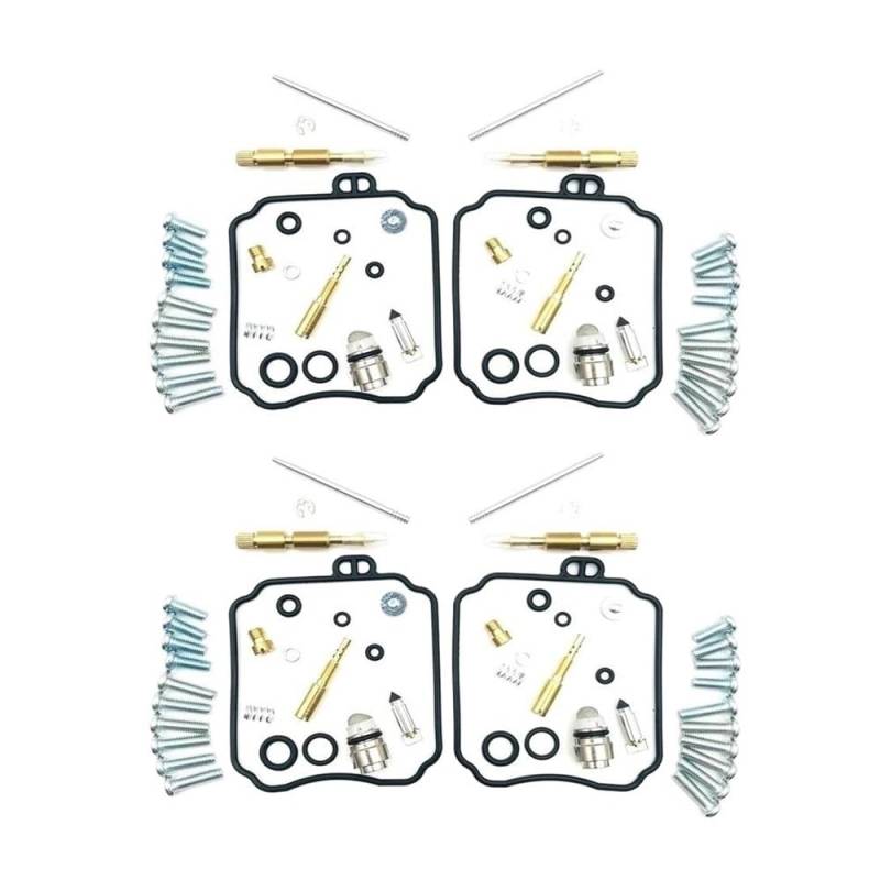 AGPTPYGZFW Motorrad-Vergaser-Reparatursatz passend for XVS65A XVS65AT 1998–2005 V-STAR650 1998–2005 XVS 65A 65AT 65 A AT Vstar V Star 650(2 SET) von AGPTPYGZFW