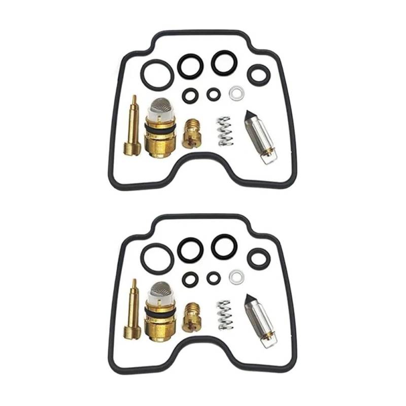 AGPTPYGZFW Reparatursatz for Motorradvergaser, schwimmende Nadeldichtung, Luftschraubenteile, passend for V Star 1100 XVS1100 1999–2005 V-Star XVS 1100(2 SET) von AGPTPYGZFW