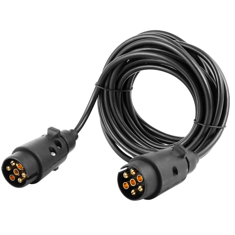 AGRISHOP 6M Anhänger Verlängerungskabel 7Polig 12V Adapter,Anhängerkabel Mit Anhänger Stecker 7Polig, für Anhänger weniger RV Wohnwagen Kabel von AGRISHOP