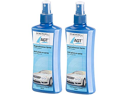 AGT Regenabweiserspray: 2er-Set Regenabweiser-Spray für Kfz-Scheiben, je 250 ml (Regenabweiser Auto, Regenabweiser Fenster Auto, Windschutzscheibenwunder) von AGT