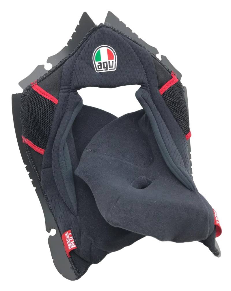 AGV CHEEK PADS PISTA GP RR BLACK/RED L von AGV