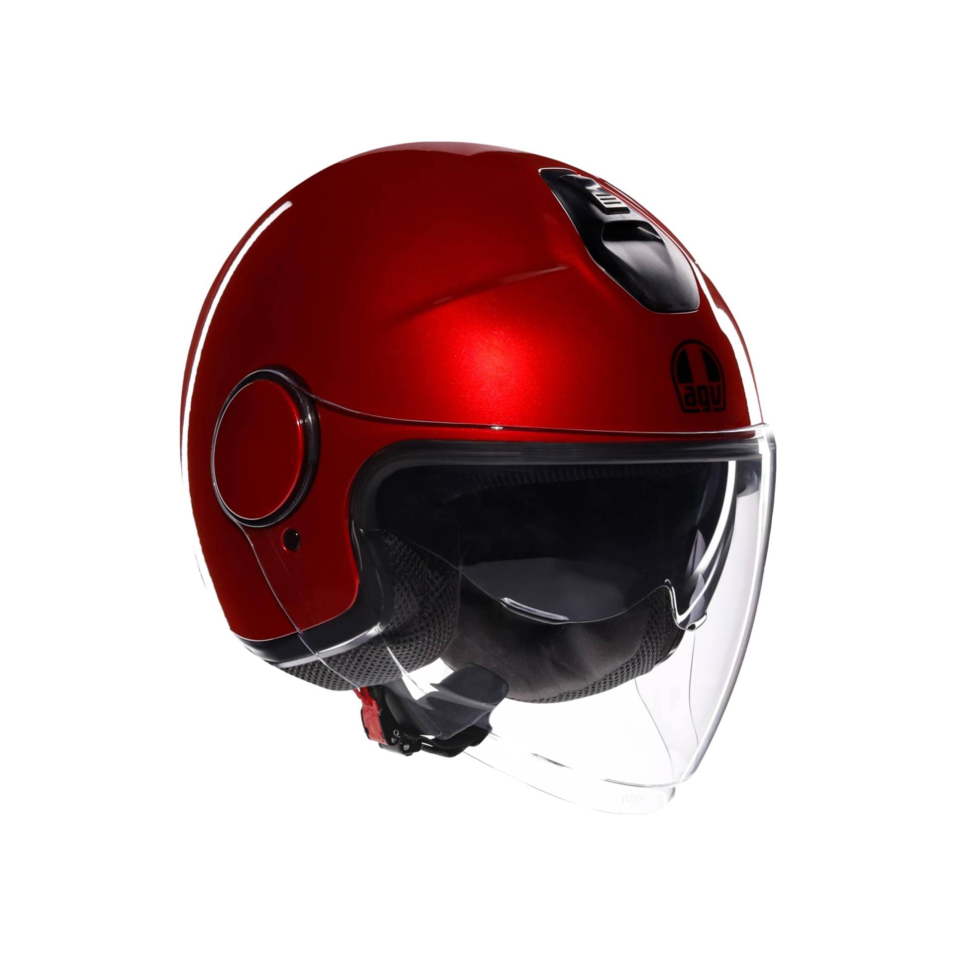 AGV - ETERES E2206, Motorrad Jet-Helmet, Unisex, Corsa Red, L von AGV