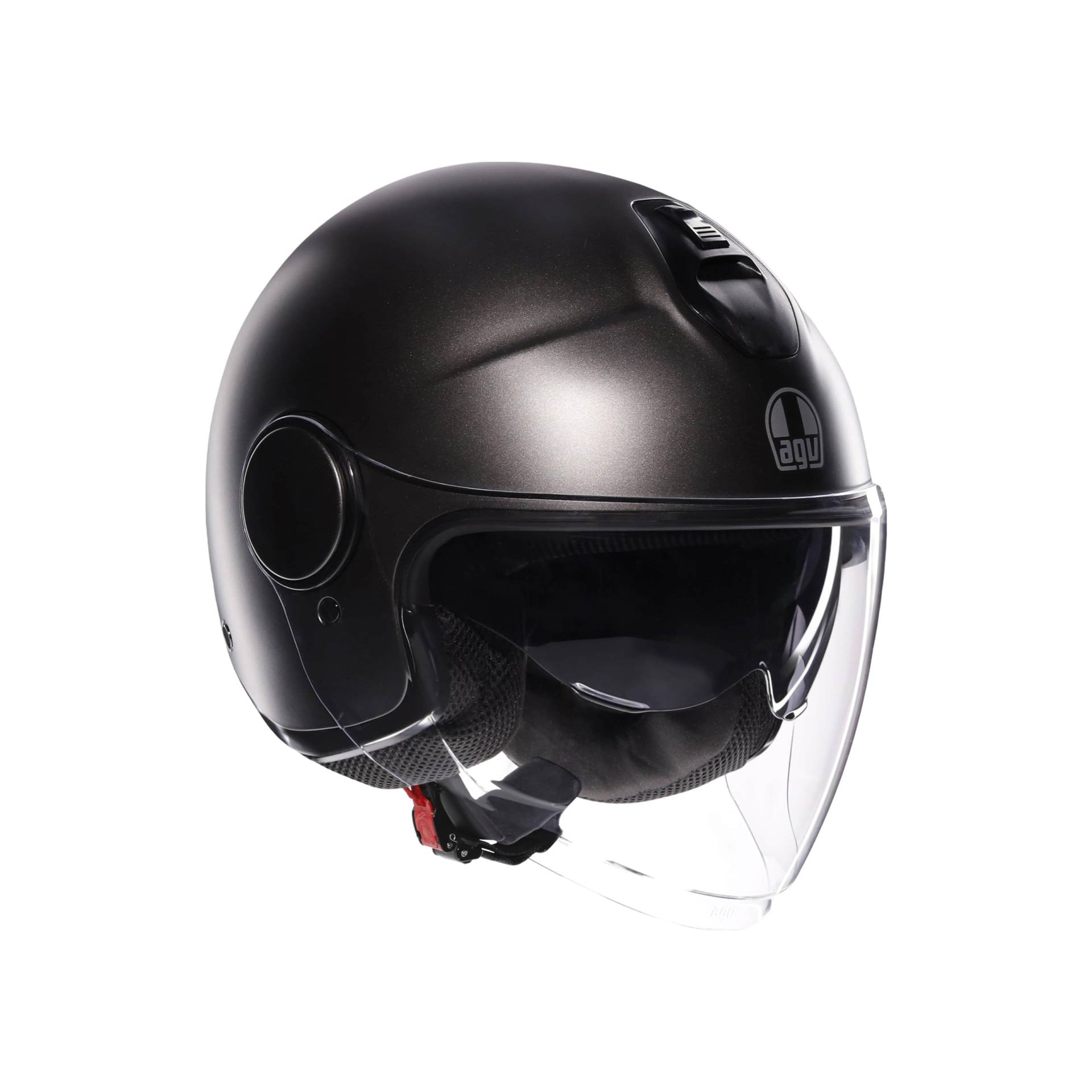 AGV - ETERES E2206, Motorrad Jet-Helmet, Unisex, Matt Asfalto Grey, L von AGV