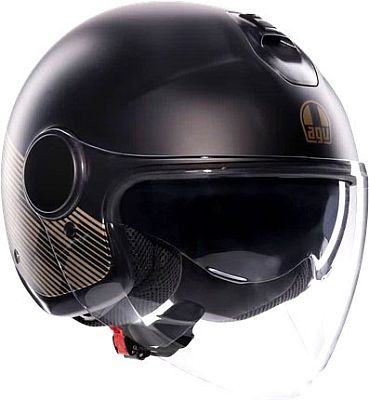 AGV Eteres Ponza, Jethelm - Matt Schwarz/Gold - L von AGV