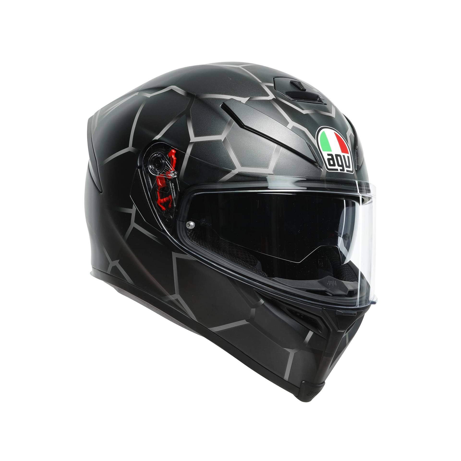 AGV Helm K5 S Vulcanum mit Sonnenblende, GREY, L von AGV