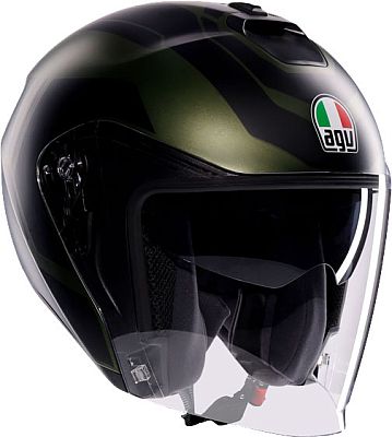 AGV Irides Sakai, Jethelm - Matt Dunkelgrün/Schwarz - L von AGV