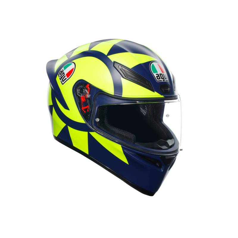 AGV K-1 S Soleluna 2018 Helm (Blue/Yellow,L (59/60)) von AGV