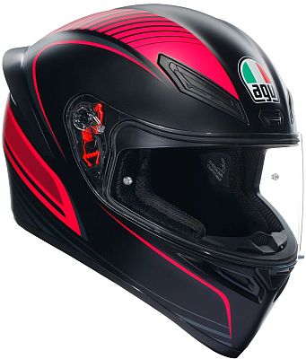 AGV K1 S Warmup, Integralhelm - Matt Schwarz/Pink - XXL von AGV