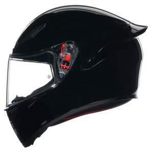 AGV K1 S schwarz uni Integralhelm Schwarz von AGV