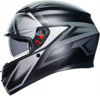 AGV K3 Compound, Integralhelm - Matt Schwarz/Grau - L von AGV