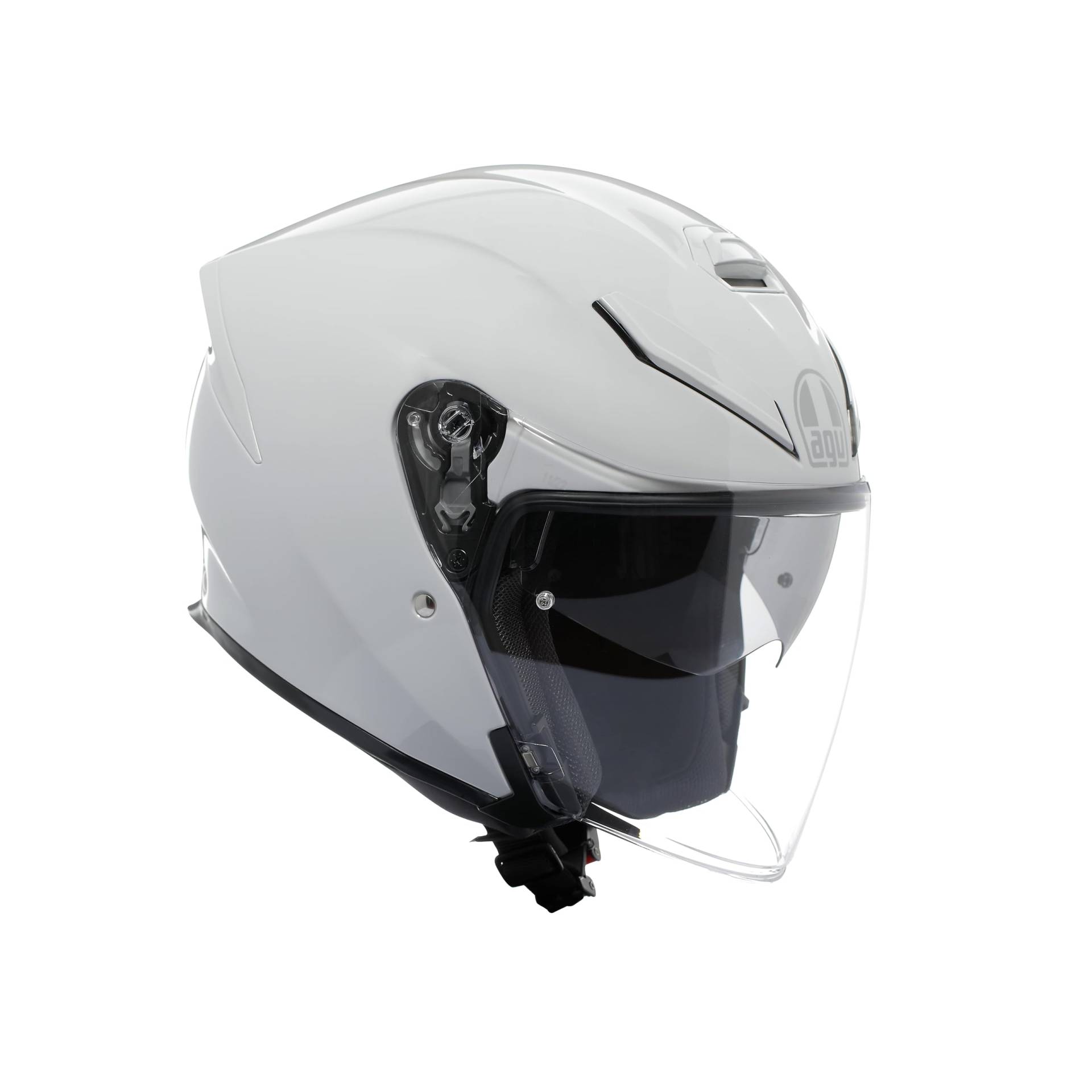 AGV - K5 Jet EVO E2206, Motorrad Jet-Helmet, Unisex, Stelvio White, S von AGV