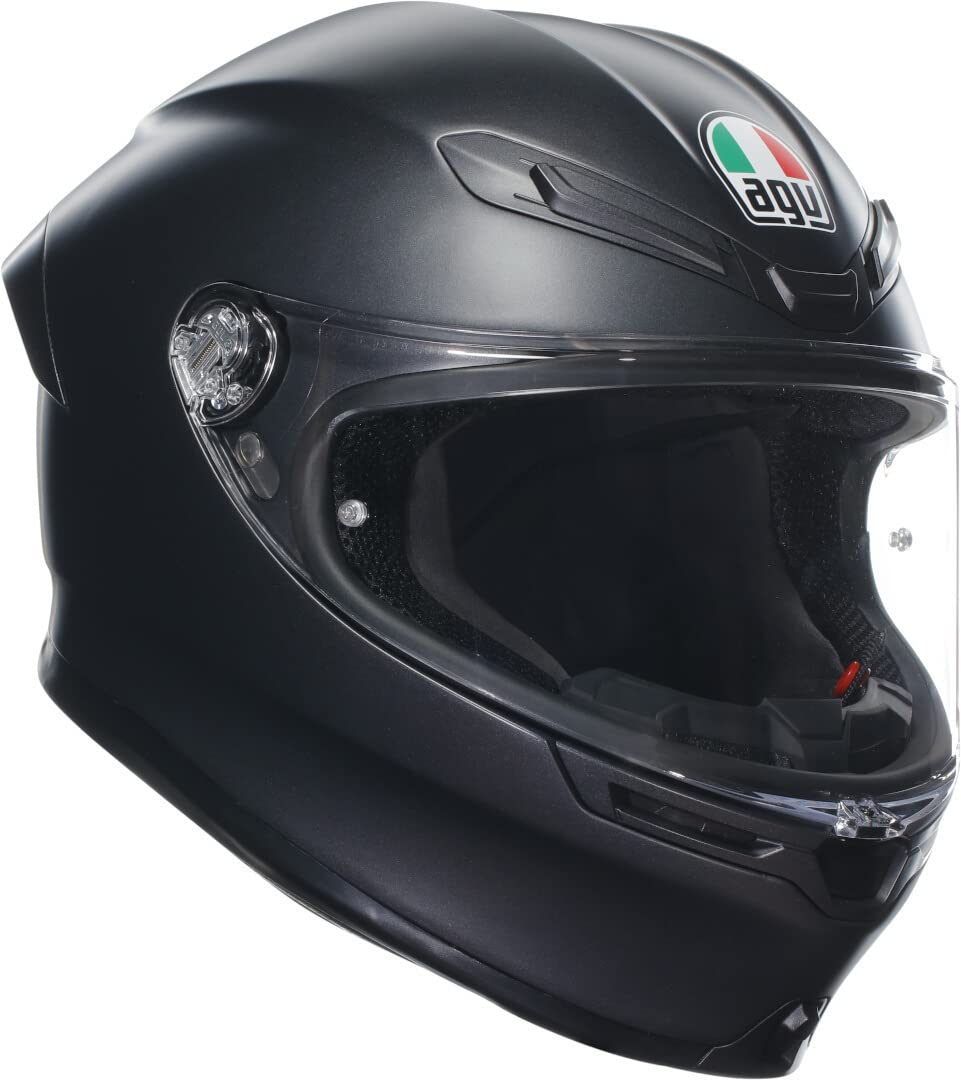 AGV - K6 S E2206 MPLK, Integralhelm Motorrad, Unisex, Mattschwarz, XL von AGV