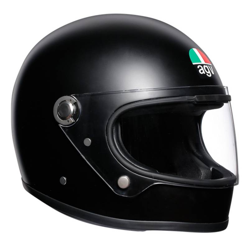 AGV X3000 ECE 22-05 Solid Motorrad Integralhelm ECE 22-05 Legends, Vintage Retro, Matt Schwarz, XL von AGV