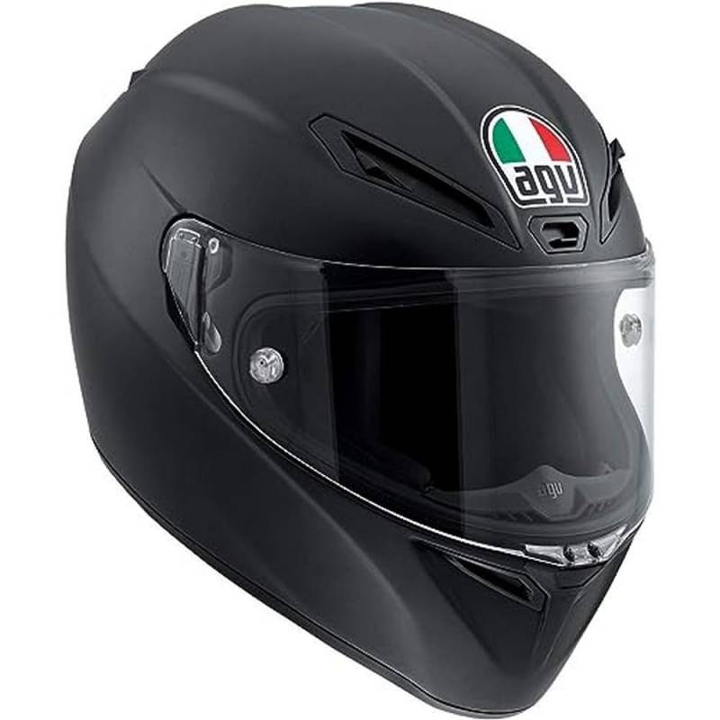 AGV Motorradhelm Veloce S E2205 Solid PLK, Matt Schwarz, Größe L von AGV