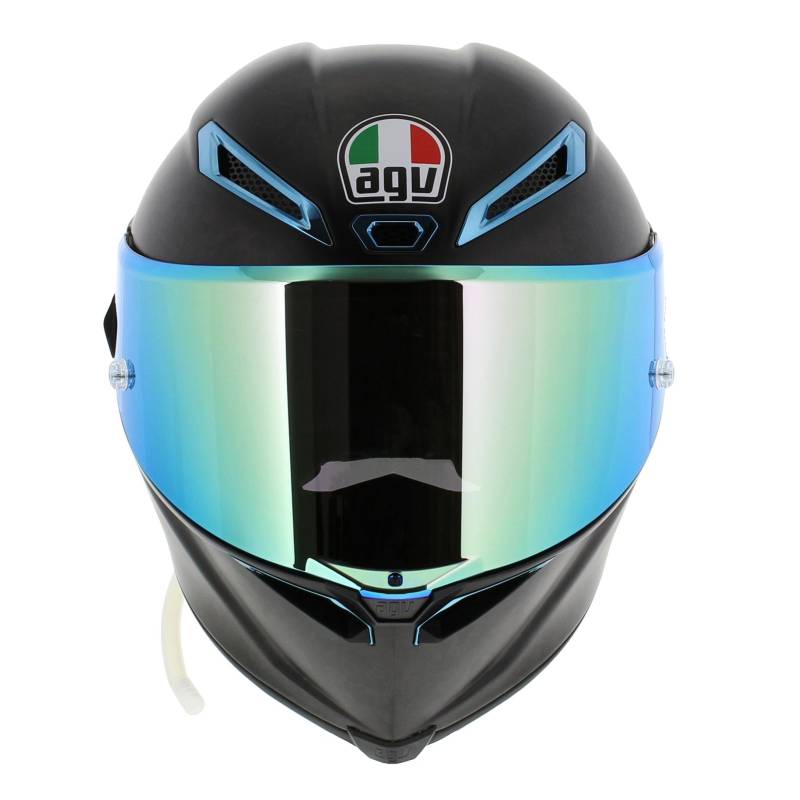 AGV Pista GP RR Futuro Carbonio Forgiato Integralhelm (schwarz/grau/blau), L (59) von AGV