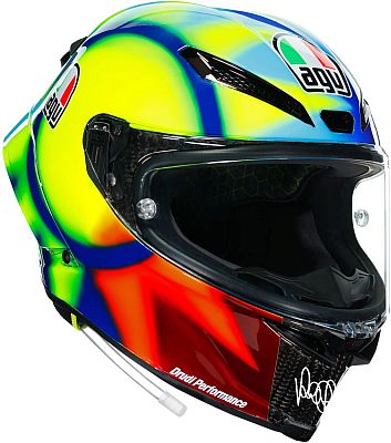 AGV Pista GP RR Soleluna 2021, Integralhelm - Neon-Gelb/Blau/Schwarz/Rot - L von AGV