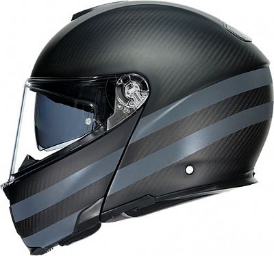 AGV Sportmodular Refractive, Klapphelm - Matt Schwarz/Dunkelgrau - M von AGV