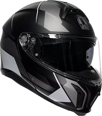 AGV Tourmodular Perception, Klapphelm - Matt Schwarz/Grau/Silber - L von AGV