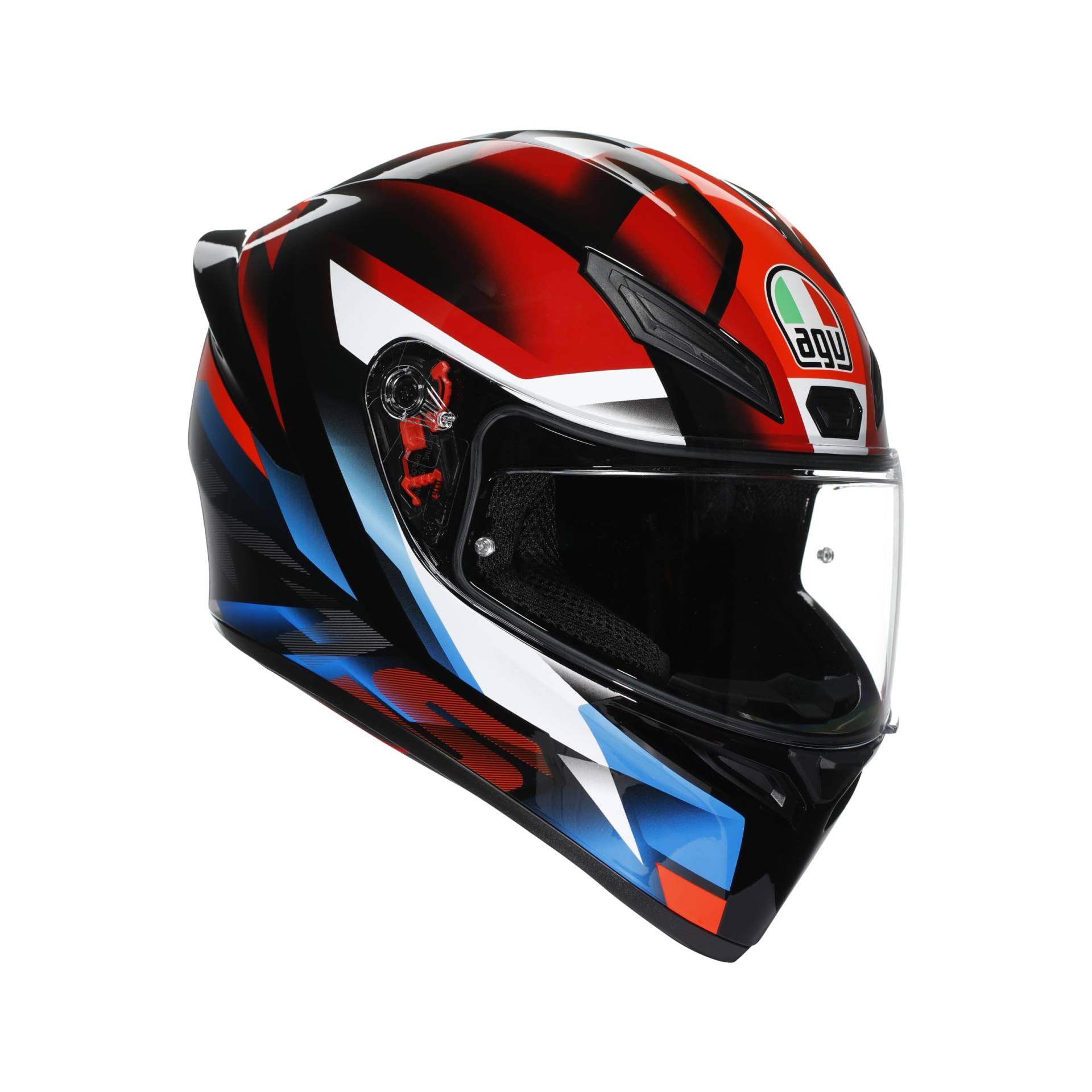 Helm AGV K1 S Fastlap Black Red Blue, M von AGV