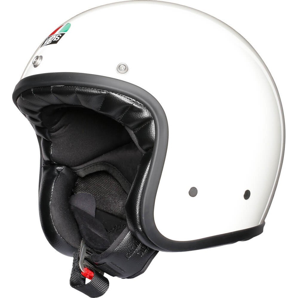 AGV Herren X70 E2205 Solid Motorrad Helm, Weiß, M von AGV