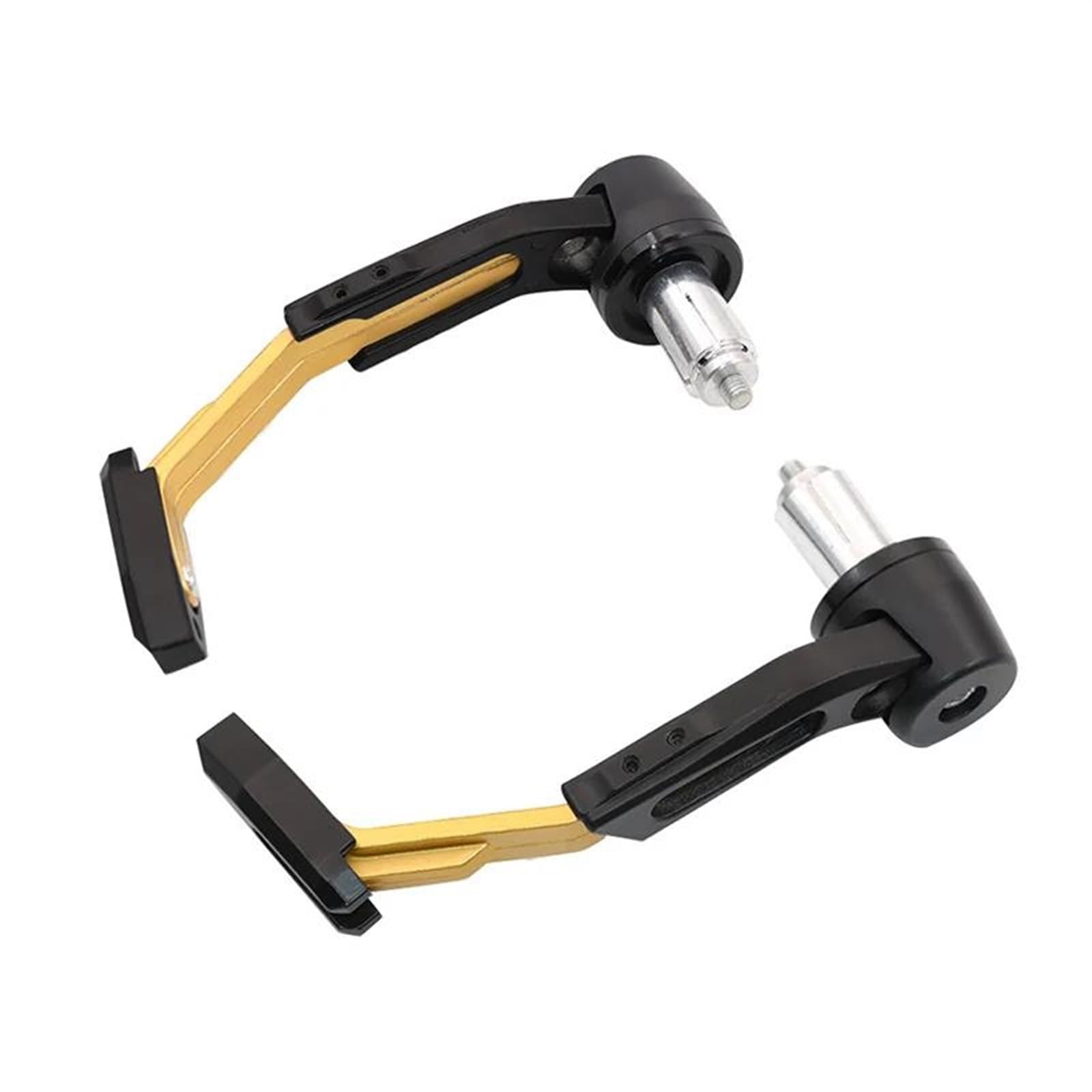 Änderung Anti-Fall-Hupe Bremsen Handschutz Bogen Schutzstange 2PCS CNC Motorrad Bremse Kupplungshebel Schutzfolie Kupplungshebel Bremshebel Kupplung(Gold) von AGYSVGZ