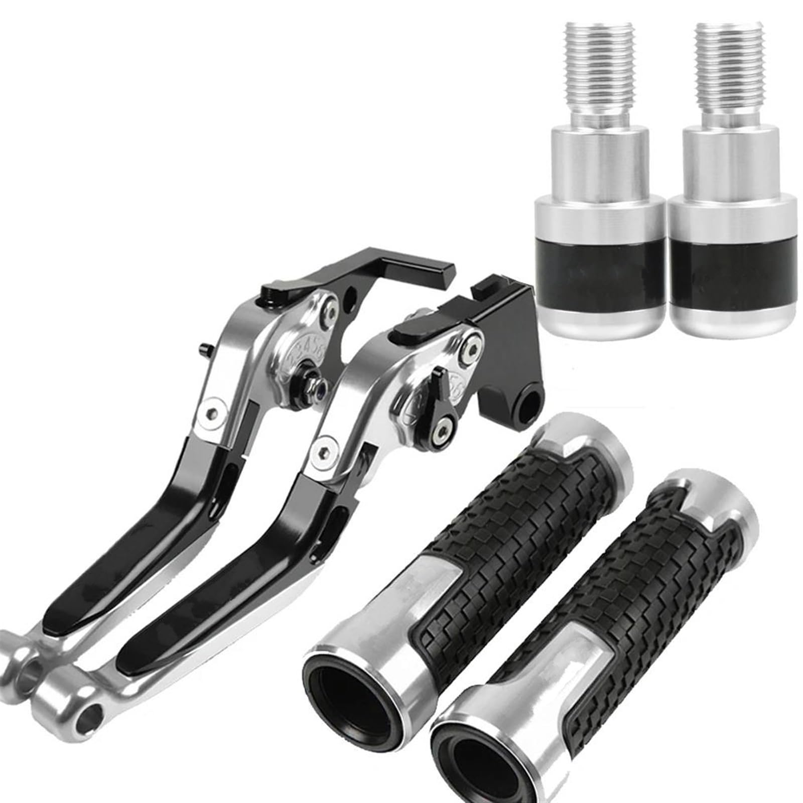 Für MT09 Tracer 2015-2020 Motorrad CNC Bremse Kupplung Hebel 7/8'' 22MM Klapp Griff Bar Grip Enden Kupplungshebel Bremshebel Kupplung(G) von AGYSVGZ