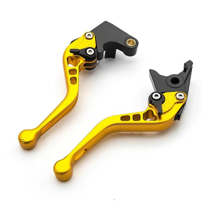 Für NVX 155 Für AEROX 155 Für Aerox155 17-18 Matt Einstellbare Bremse Kupplung Hebel Griff Grip 25mm Aluminium Motorrad Hebel Kupplungshebel Bremshebel Kupplung(Gold Levers) von AGYSVGZ