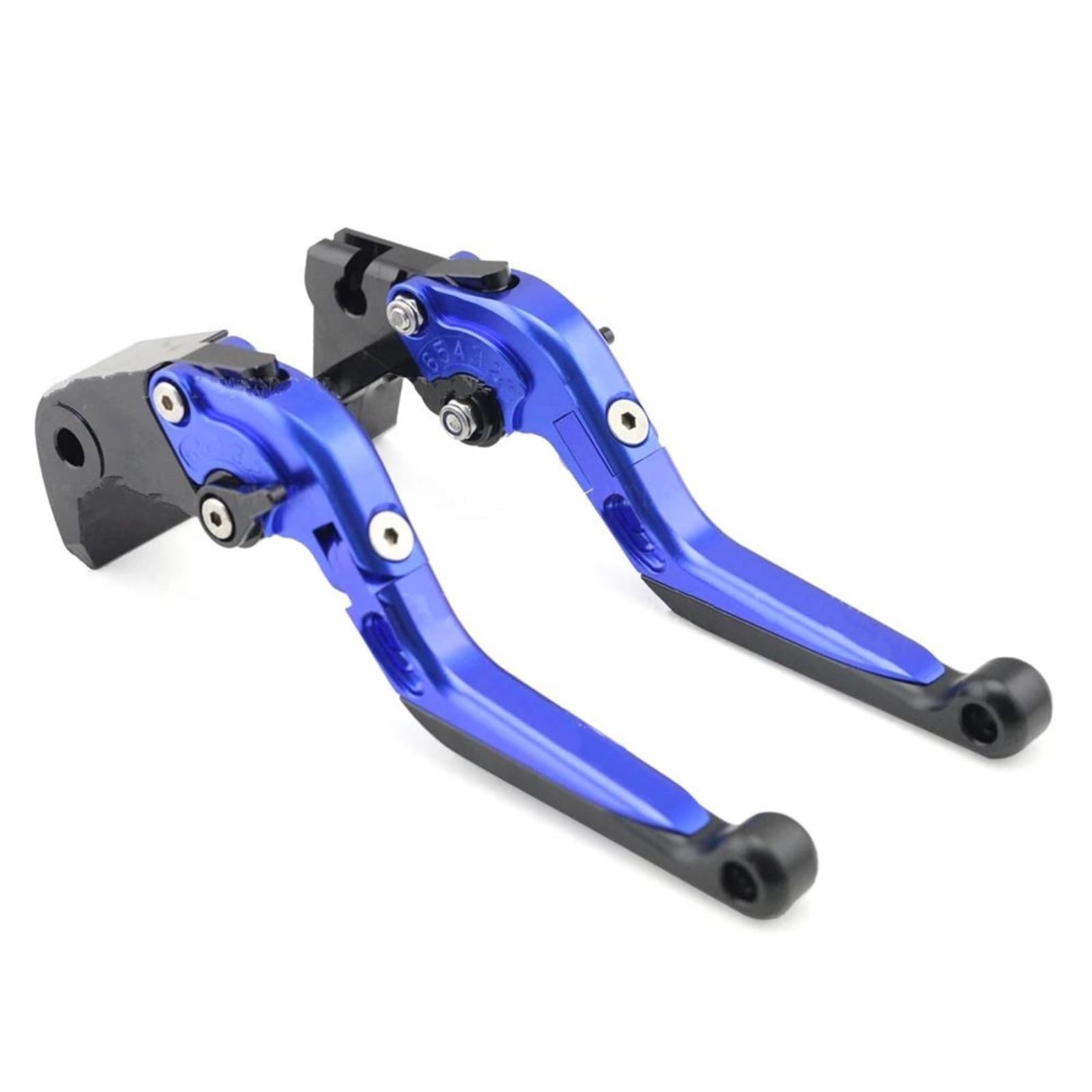 Motorrad Zubehör Einstellbare Griff Spurstange YZFR15 V4.0 Für YZF R15 V4 2022 Bremse Kupplung Hebel Klapp Ausziehbar Kupplungshebel Bremshebel Kupplung(Blue) von AGYSVGZ