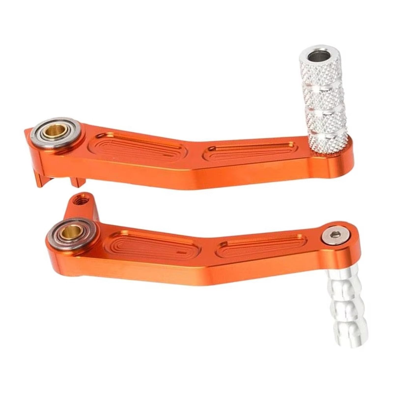 Schalthebel Armgestänge CNC Aluminium Motorrad Fußbremshebel Schalthebel Pedal Orange Für Duke 125 200 390 2013 2014 Motorrad-Schalthebelhalterung von AGYSVGZ