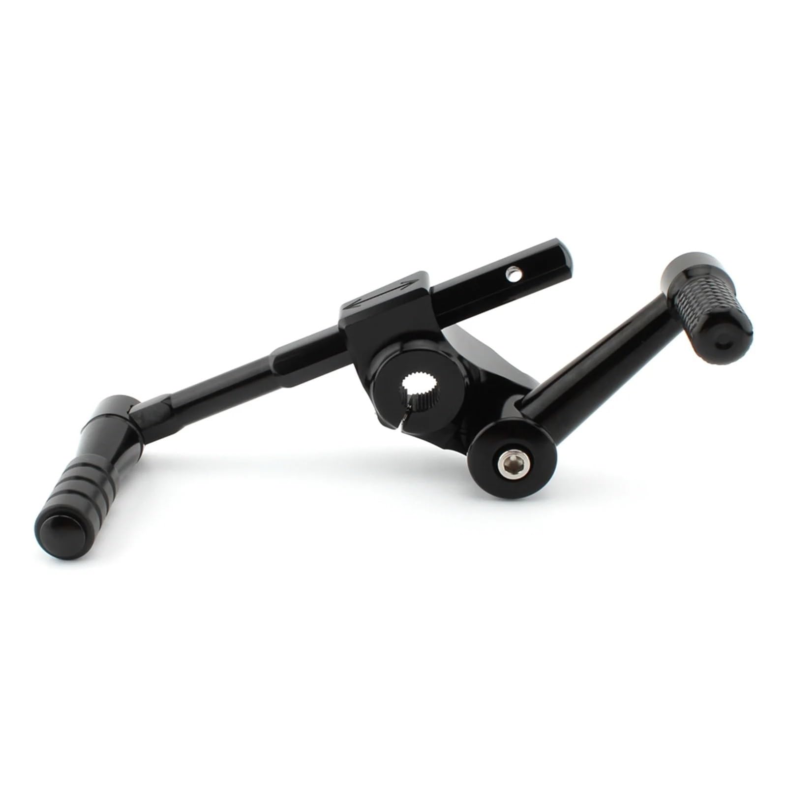 Schalthebel Armgestänge Für R18 Motorrad Vorne Hinten Einstellbare Ferse Toe Shifter Schalthebel Motorrad-Schalthebelhalterung(Black) von AGYSVGZ