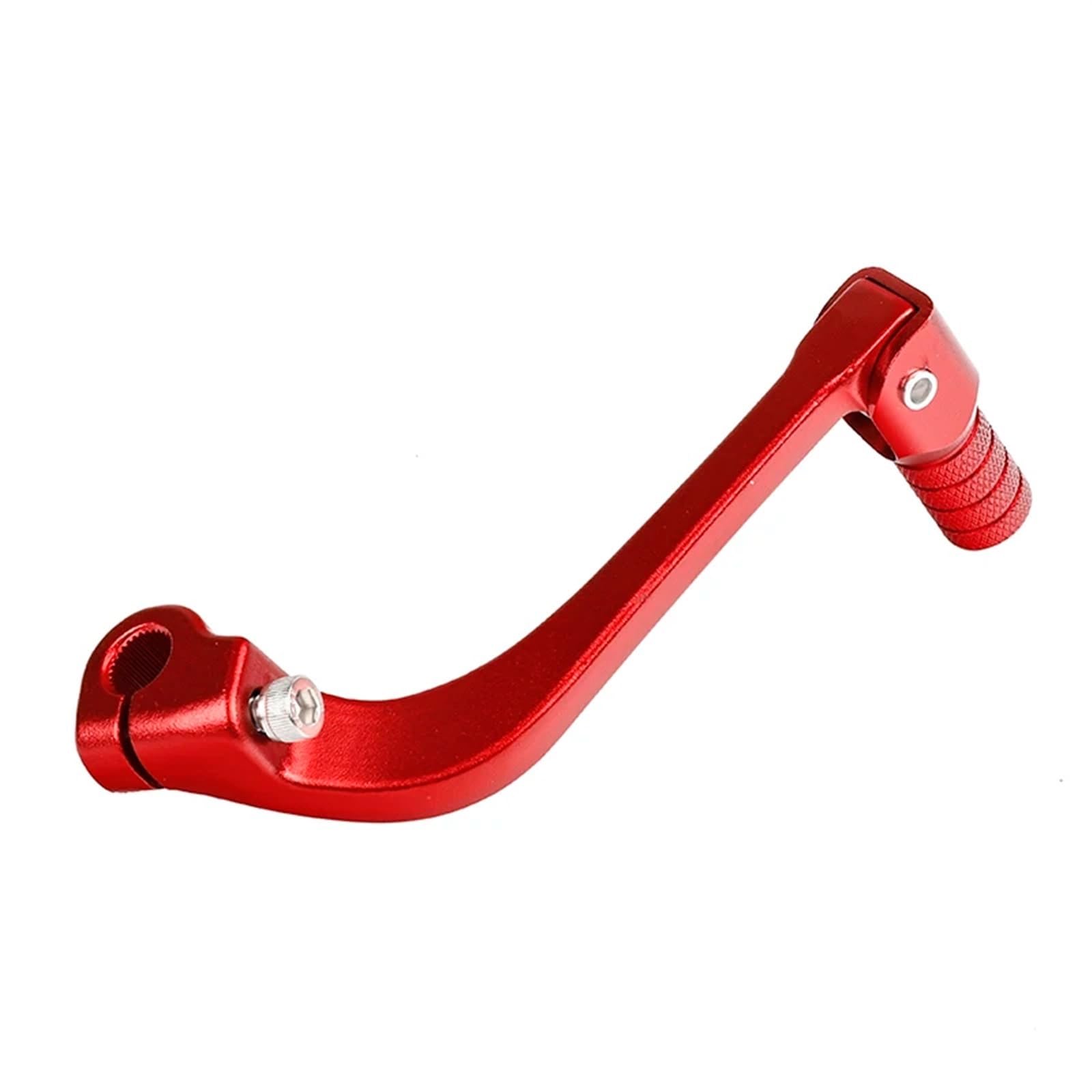 Schalthebel Armgestänge Motorrad Aluminium Klapp Schaltknauf Shifter Hebel Für CRF 110 CR110 CRF 110cc 2013-2021 Zubehör Motocross Dirt Bike Motorrad-Schalthebelhalterung(Red) von AGYSVGZ